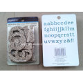 Adhesive Glitter Alphabet / Die-Cut Glitter Letters Scrapbook Decorative Embellishment